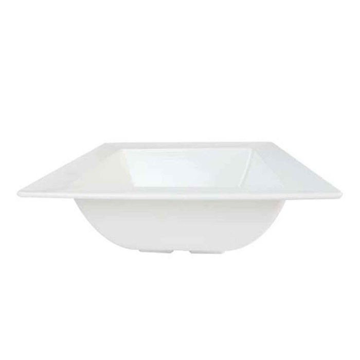 MARCH SALADEIRA QUADRADA MELAM BRANCA 25X25X8,8CM - PALMA & PALMA - 4716872844142