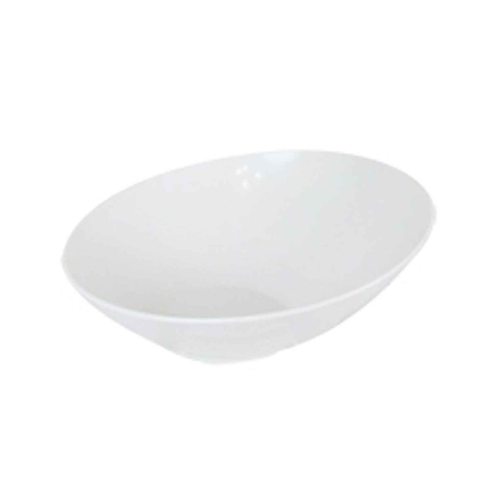 WRIGHT BRO TAÇA DIAGONAL MELAMINA BRANCA ø30CM - PALMA & PALMA - 4716872844500