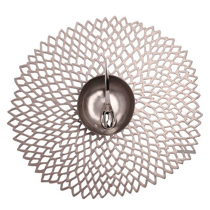 TOALHETE INDIVIDUAL DAHLIA GUNMETAL Ø39CM  - CHILEWICH - 2270010500