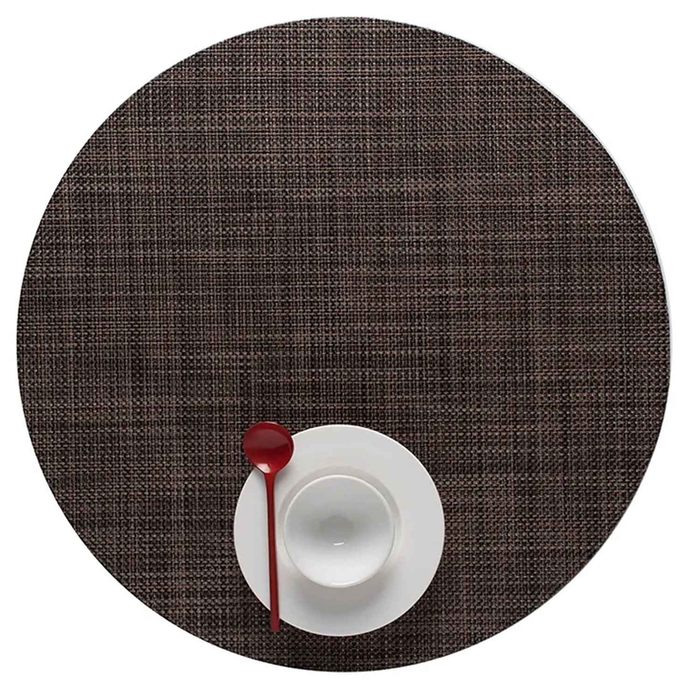 MINI BASKETWEAVE DARK WALNUT INDV TOWEL Ø38CM - CHILEWICH - 2270010508