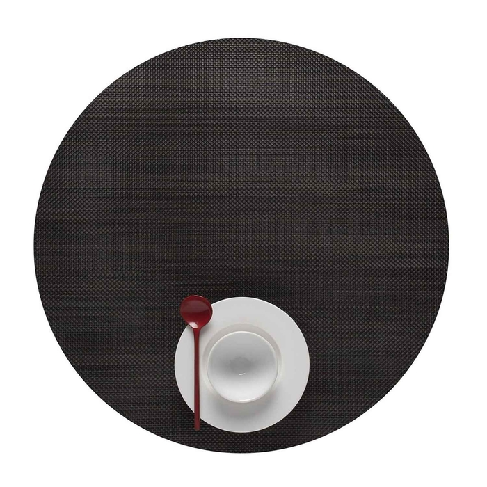 TOALHETE INDV MINI BASKETWEAVE ESPRESSO Ø38CM - CHILEWICH - 2270010509