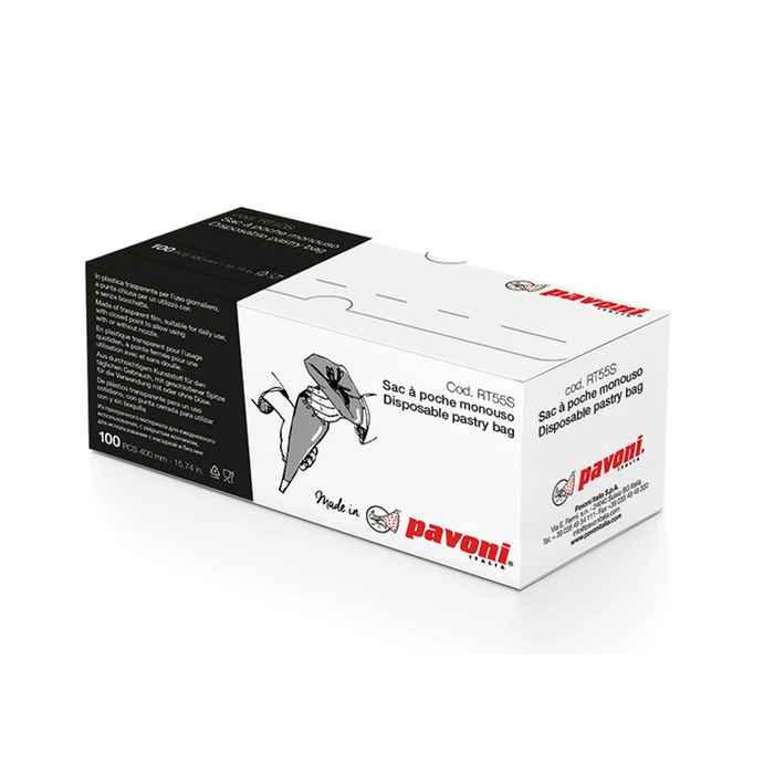 SACO PASTELEIRO RT55S C/100 - PAVONI - 8029248328990