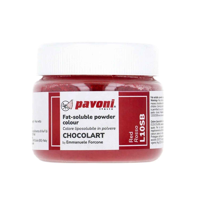 PO LIPOSSOLUVEL CHOCOLART VERMELHO 40G - PAVONI - 8029248326781