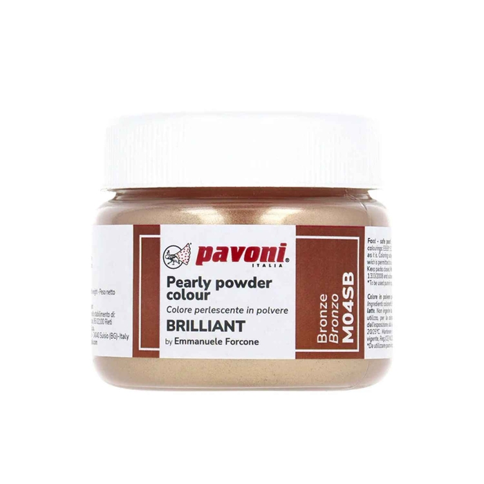 METALLIC POWDER BRILLIANT BRONZE 40G - PAVONI - 8029248326651