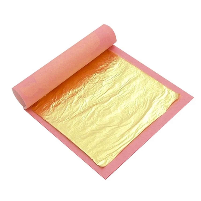 EDIBLE GOLD SHEETS 80X80MM PACK 25 SHEETS - PAVONI - 8029248028029