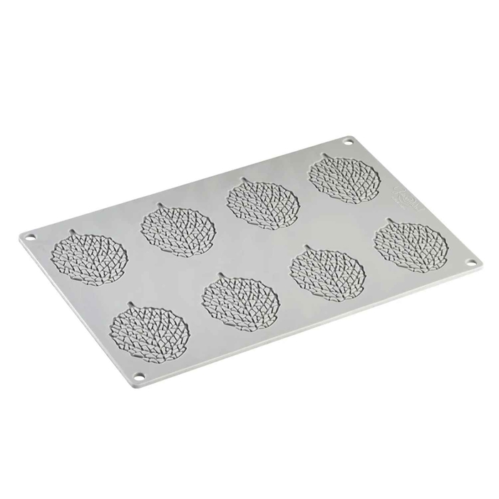 SILICONE LEAF MOULD 8 CAVITIES 30X20CM - PAVONI - 8029248385474