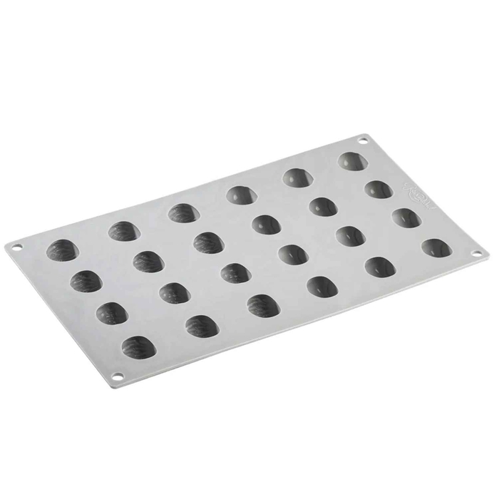 SILICONE CHESTNUT MOULD 24 CAVITIES 30X20CM - PAVONI - 8029248385344