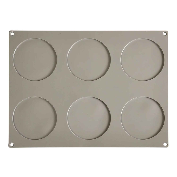 MOLDE SILICONE DISC 6 CAVIDADES 30X40CM - PAVONI - 8029248325654