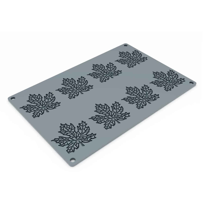 MOLDE SILICONE 30X20CM MAPLE 8 CAVID GG049S - PAVONI - 8029248405424