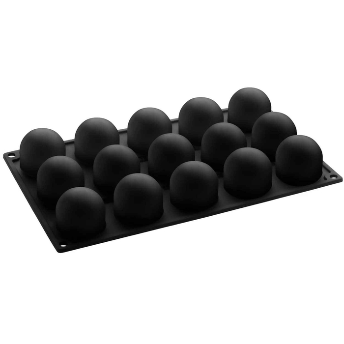 MOLDE SILICONE 300X175MM 15 SPHERE 40TIME PX3218S - PAVONI - 8029248455788