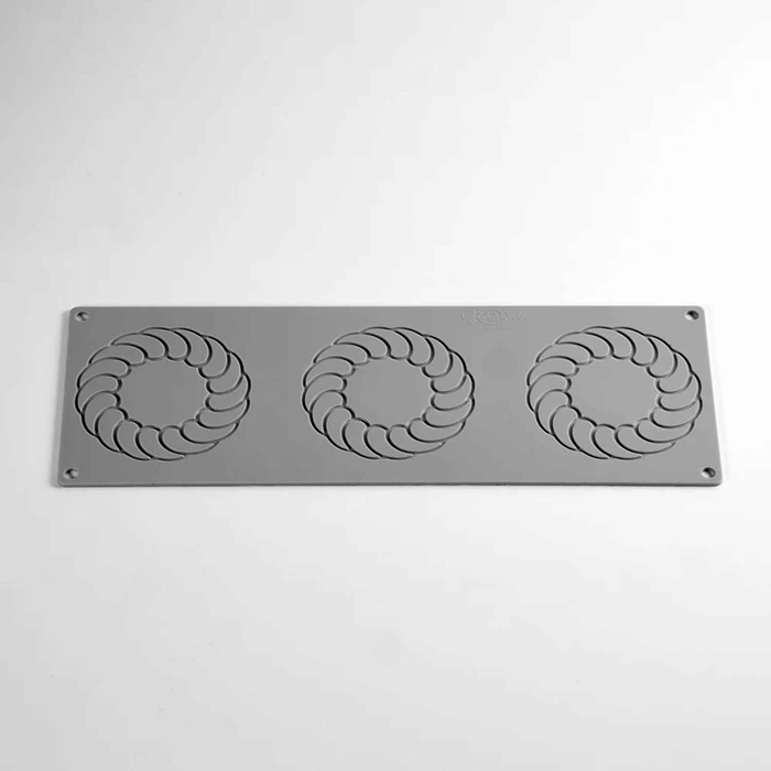 MOLDE SILICONE 395X140MM 3 BLADE GOURMAND GG062S - PAVONI - 8029248456129