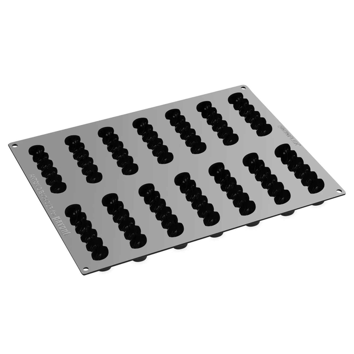 MOLDE SILICONE 3D 30X40CM 14 DOMINO PX4373 - PAVONI - 8029248389113