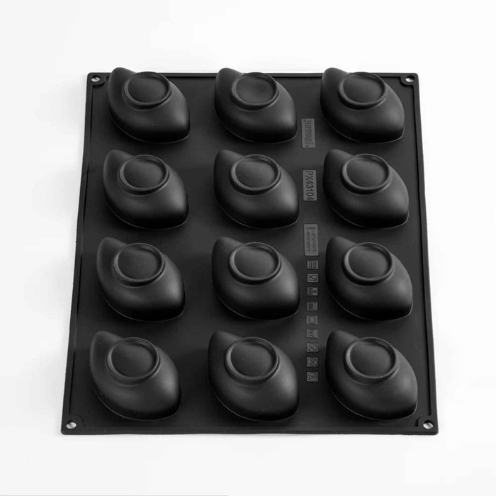 MOLDE SILICONE 30X40CM 12 MANGO PX43104S - PAVONI - 8029248479500