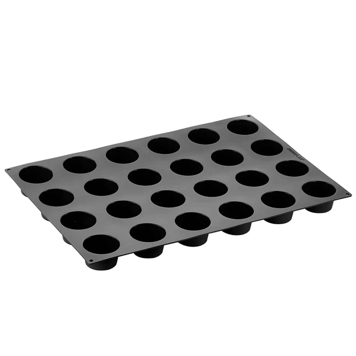 SILICONE MOLD 60X40CM 24 MUFFIN Ø7X4CM - PAVONI - 8029248071087