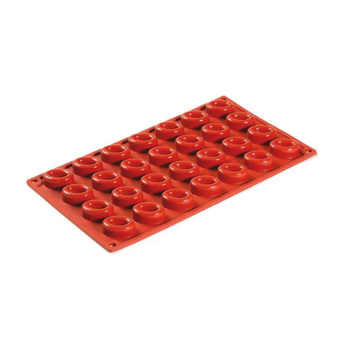 MOLDE SILICONE 300X175MM C/28 SAVARIN OVAL - PAVONI - 8029248234611