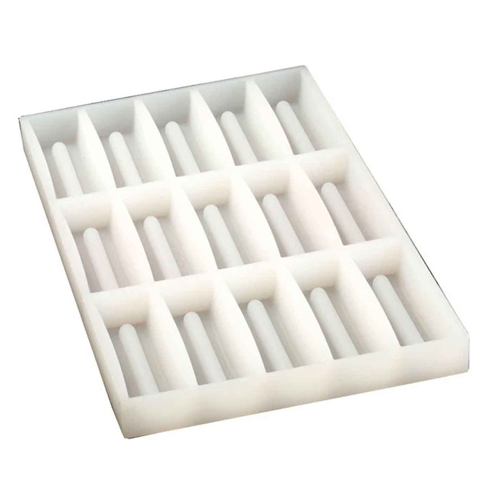 SILICONE MOLD 285X175MM C/15 DELICIOUS SNACK - PAVONI - 8029248198289