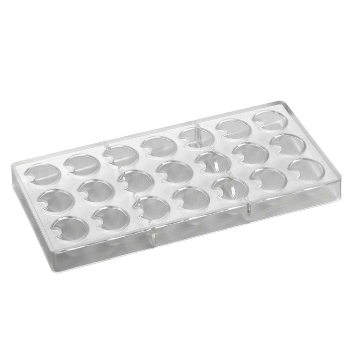 BOMBOM POLIC MOLD 275x135MM 21 CAVITIES - PAVONI - 8029248332898
