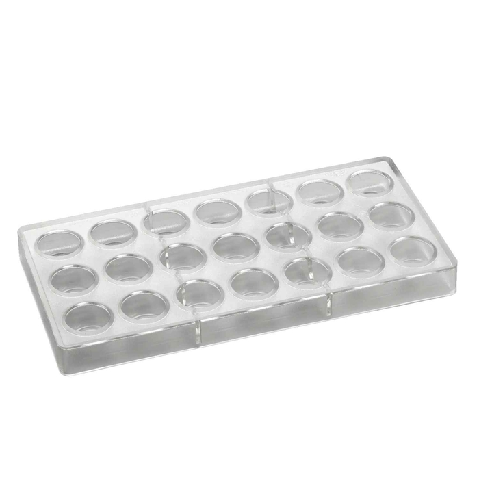 BOMBOM POLIC MOLD 275x135MM 21 CAVITIES - PAVONI - 8029248332942