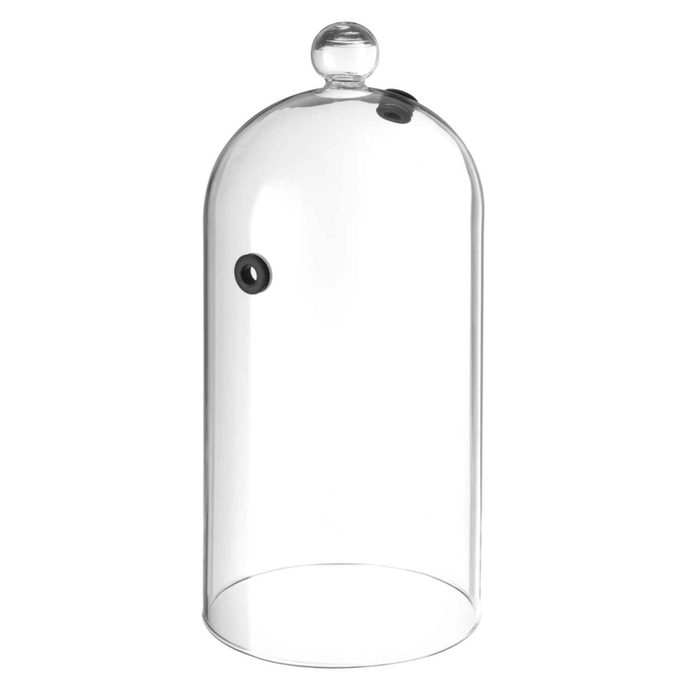 CUPULA VIDRO Ø130XH282MM COM SAIDA DE AR 199657 - HENDI - 8711369199657