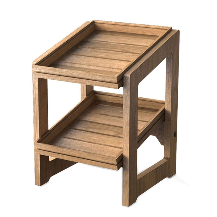 SUPORTE MADEIRA 2 ANDARES 309X323X441MM BU_RS001 - CRASTER - 5056843403961