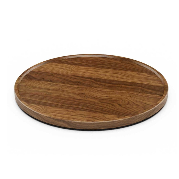 BANDEJA MADEIRA NOGUEIRA Ø40XH2.5CM BU_WP1220 - CRASTER - 2310018862