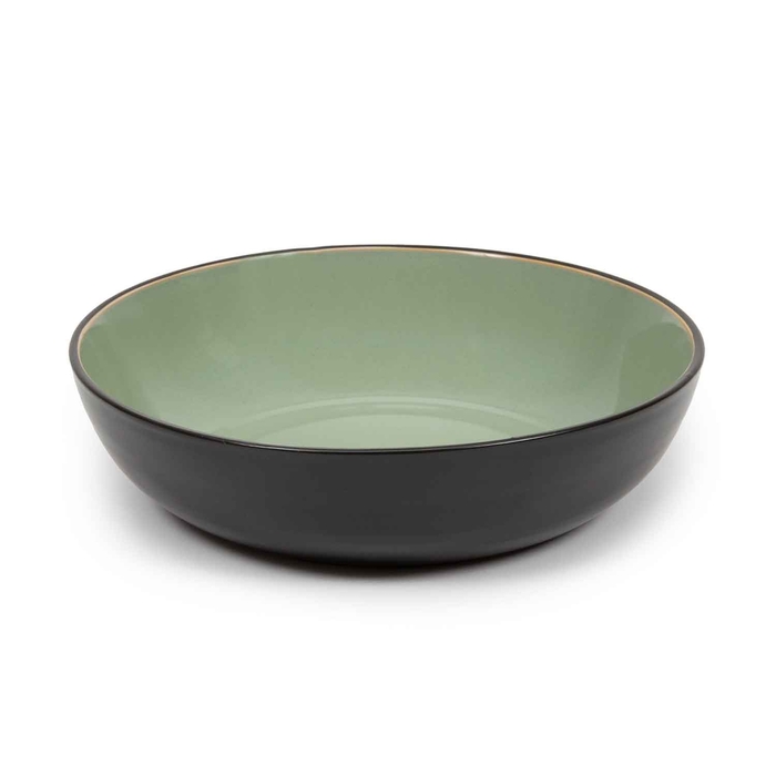 PURE TAÇA AQUAGREEN/BLACK Ø20XH5CM  - SERAX - 5420000687837