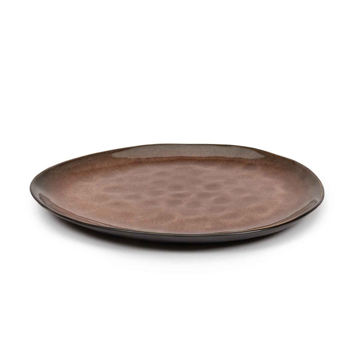 PURE PRATO OVAL BROWN 28X24CM  - SERAX - 5420000715257