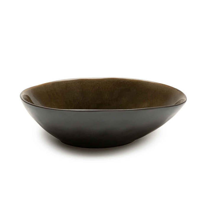 PURE GREY OVAL BOWL 20X17XH5.5CM  - SERAX - 5420000679603