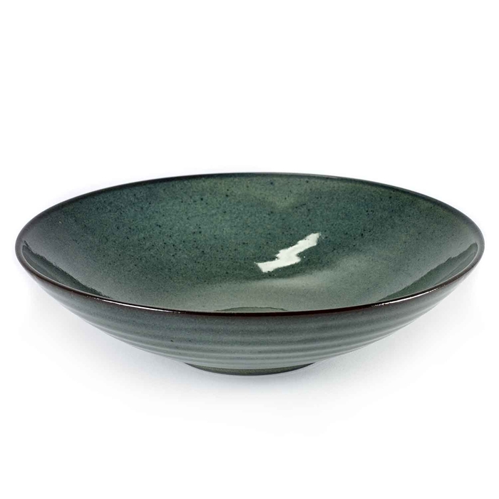 AQUA BLUE SPECKLE DISH PLATE Ø23CM  - SERAX - 5420000746398