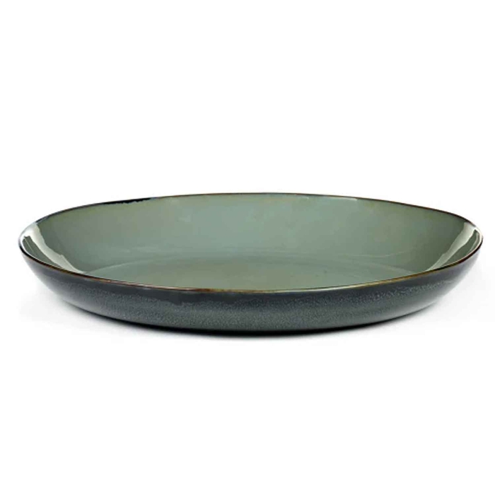 TERRE DE REVES XL PLATE SMOKEY BLUE/DARK BLUE - SERAX - 5420000740587