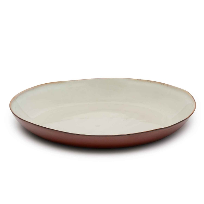 TERRES DE REVES XL PLATE MISTY/RUST Ø35.5XH6CM - SERAX - 5420000740600