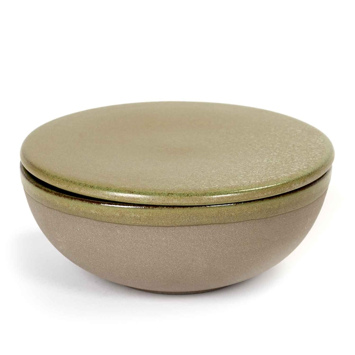 SURFACE CAMOGREEN BOWL W/LID Ø13XH5CM - SERAX - 5420000746701