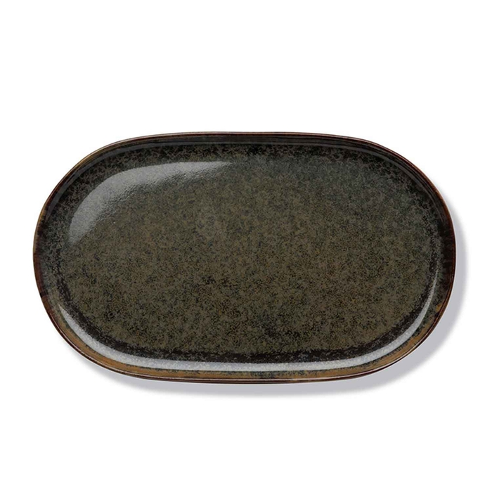TRAVESSA OVAL 25X15CM SURFACE INDI GREY B5116218B - SERAX - 2350085576