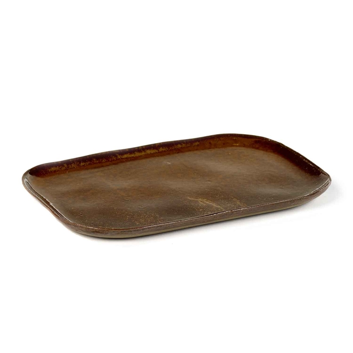 MERCI TRAVESSA OCRE/BROWN 23X15XH1.4CM - SERAX - 5420000755277