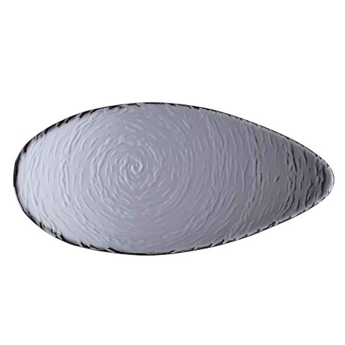 TRAVESSA SCAPE 30CM VIDRO FUMADO 6513G382 (C6) - STEELITE - 5018461536124