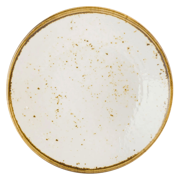 WHITE MELAMINE CRAFT COUPE PLATE Ø21CM - STEELITE - 5018461566817