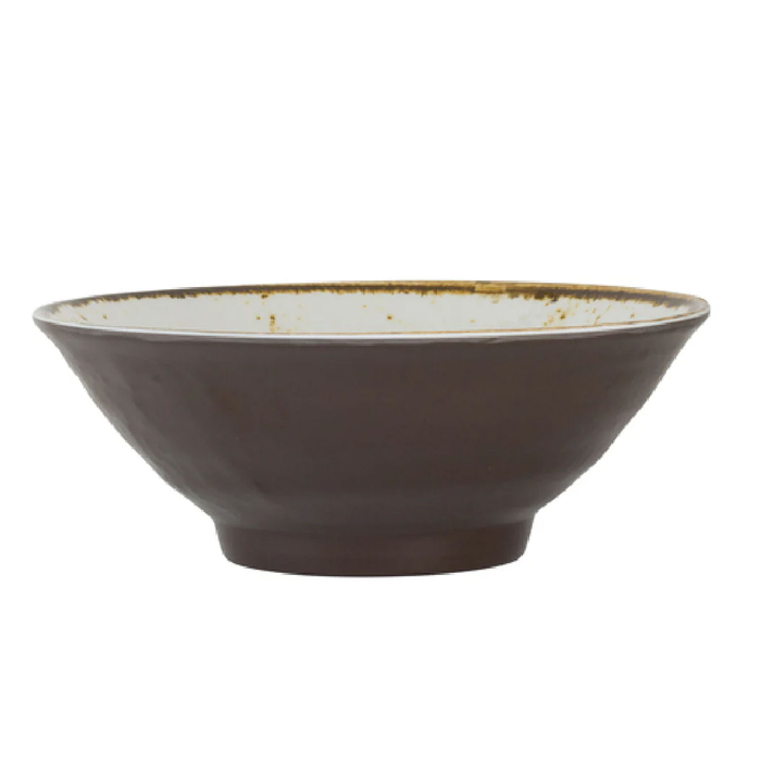CRAFT TAÇA MELAMINA BRANCO/CASTANHO Ø21.3CM   - STEELITE - 5018461529393