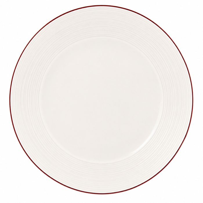 PRATO COUPE Ø20.25CM CONCORDE BAND MAROON 6358MP314 - STEELITE - 5018461795453