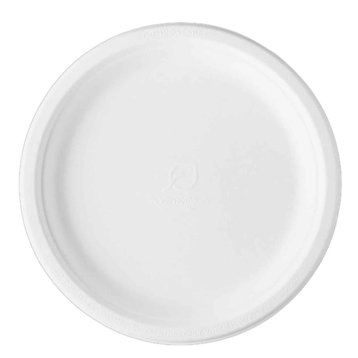 PRATO Ø26CM BRANCO BAGAÇO C/125 (C500) - PALMA & PALMA - 2470016645