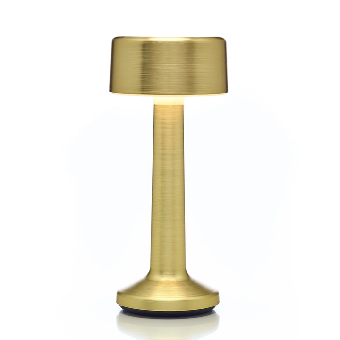YELLOW GOLD CYLINDER TABLE LAMP - IMAGILIGHTS - 2550013936