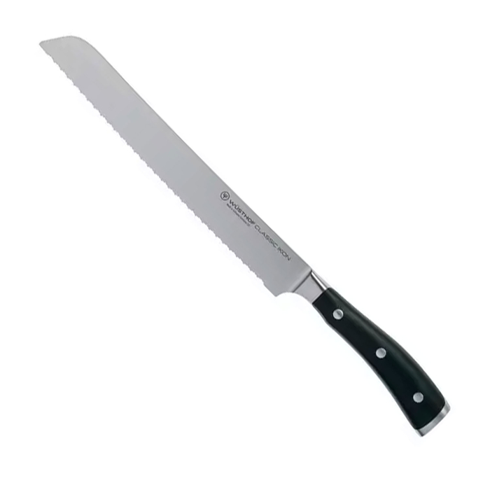 CLASSIC IKON BLACK BREAD KNIFE 23CM 4163/23 - WUSTHOF - 4002293116310