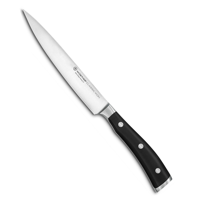CLASSIC IKON BLACK FILLET KNIFE 16CM 4556 - WUSTHOF - 4002293155609