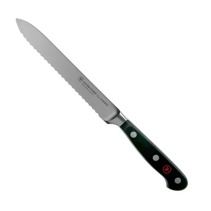 CLASSIC SAUSAGE KNIFE W/ SERRATED EDGE 14CM 4110 - WUSTHOF - 4002293111001