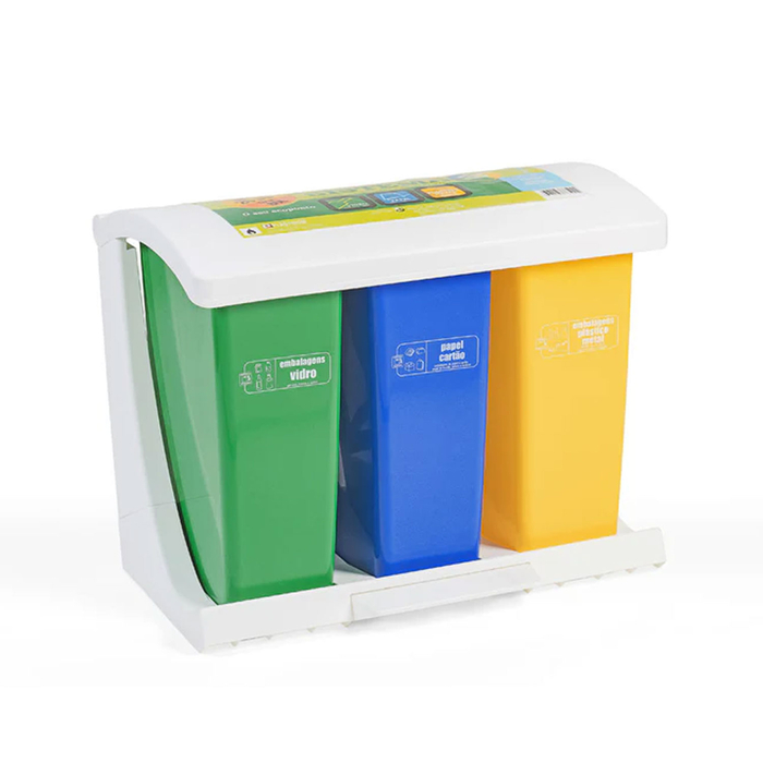 ECO SYSTEM BIN 685X470X550MM 3x27,5L - DOMPLEX - 5601183785002