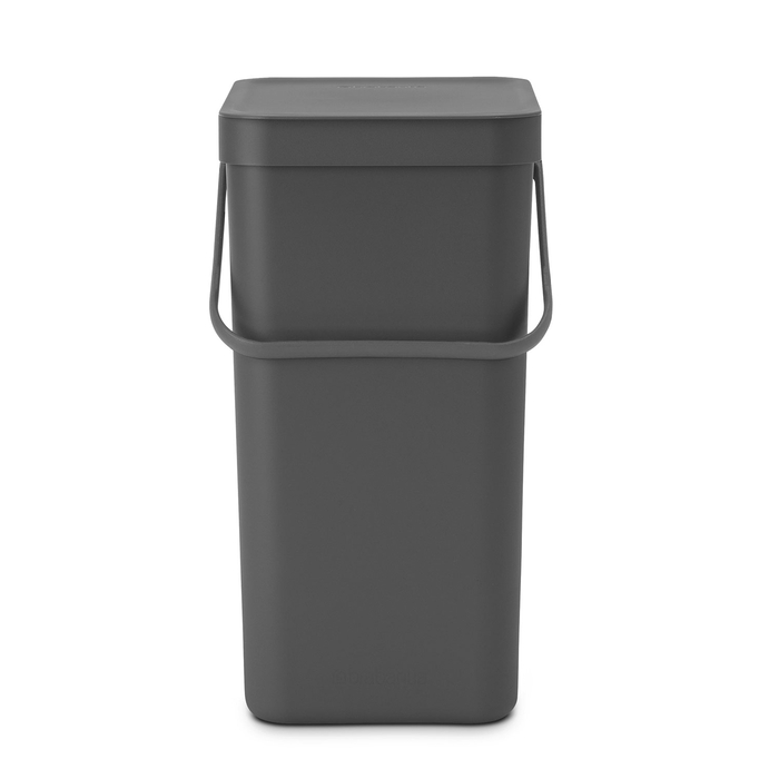SORT & GO GREY WASTE BIN 16LT - BRABANTIA - 8710755109966