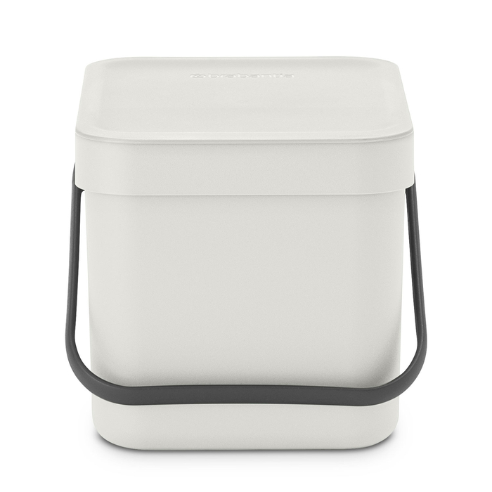 BALDE LIXO SORT & GO 6LT CINZA CLARO 213267 - BRABANTIA - 8710755213267