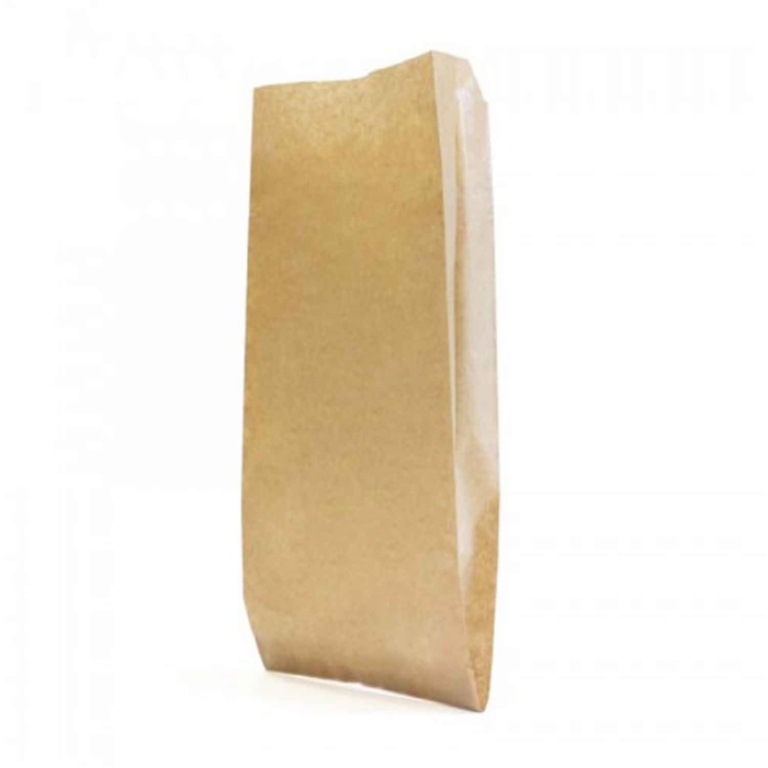 SAQUETA TALHER PAPEL KRAFT CASTANHO 8X3X26 C/1000 - PALMA & PALMA - 05608932002571