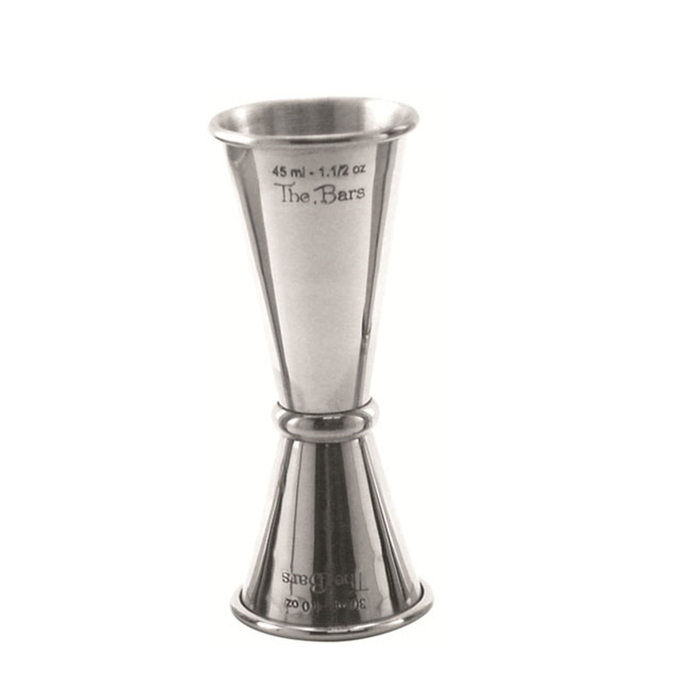 STAINLESS STEEL JIGGER JAPAN STYLE 30/60ML - THE BARS - 8099999001527