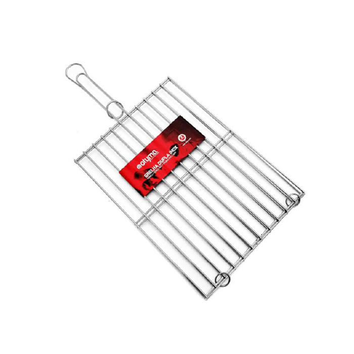 GRELHA DUPLA INOX 40X32CM Nº5 GI05 09490005 - PALMA & PALMA - 5605169059293