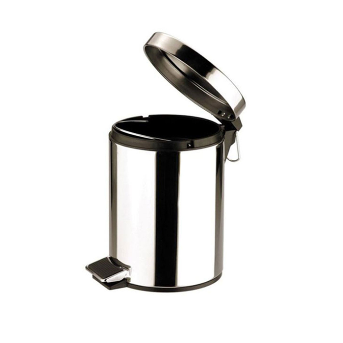 S.STEEL ROUND PEDAL BIN 3L - PALMA & PALMA - 5605169033804